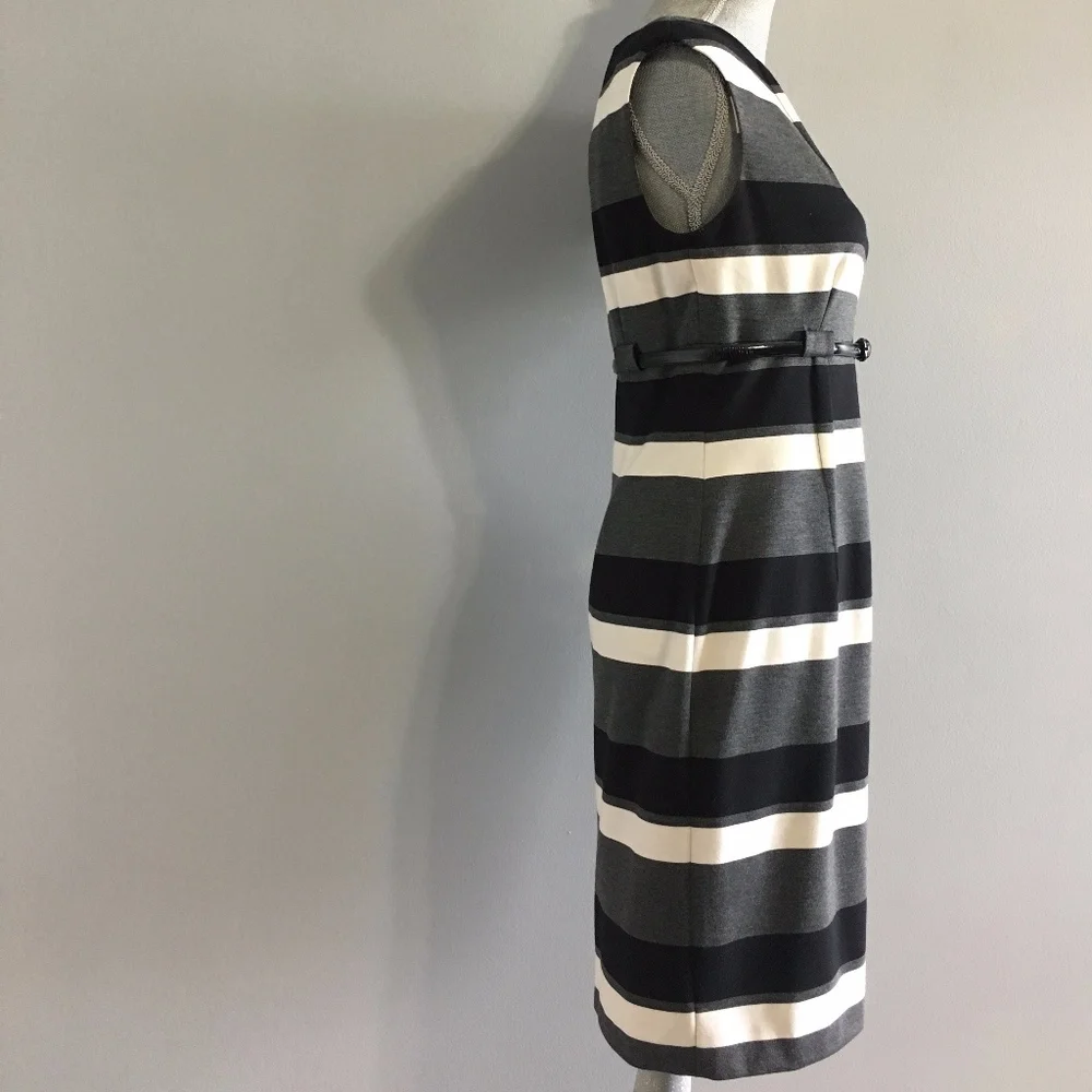 Calvin Klein Striped Sheath Dress - Picture 3 of 5
